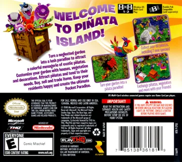 Viva Pinata - Pocket Paradise (USA) (En,Fr,Es) box cover back